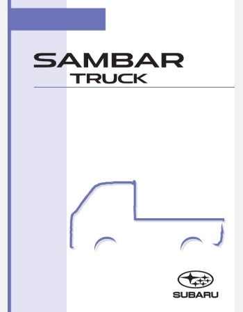 subaru sambar truck 2022 2023 2024 & 2025 owners manual in english